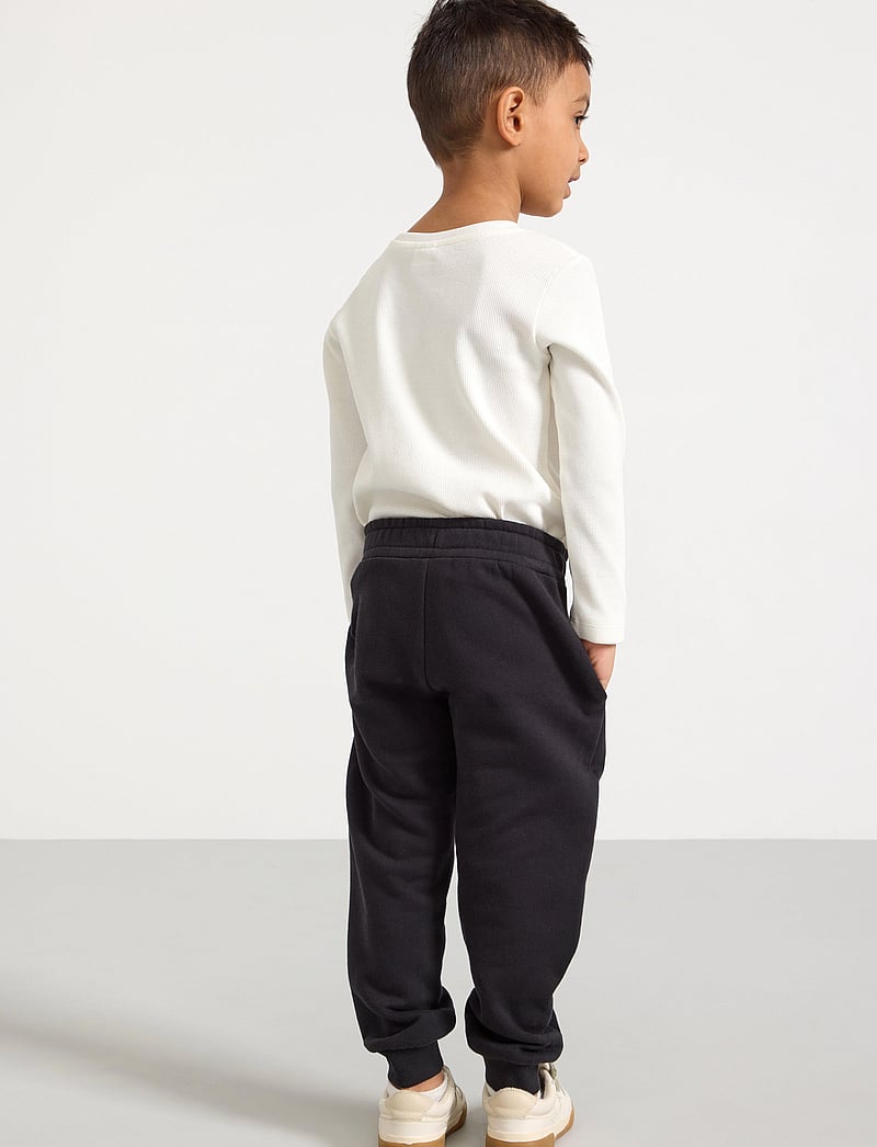 Lindex - Trousers essential Knee - jogginghosen - off black - 3