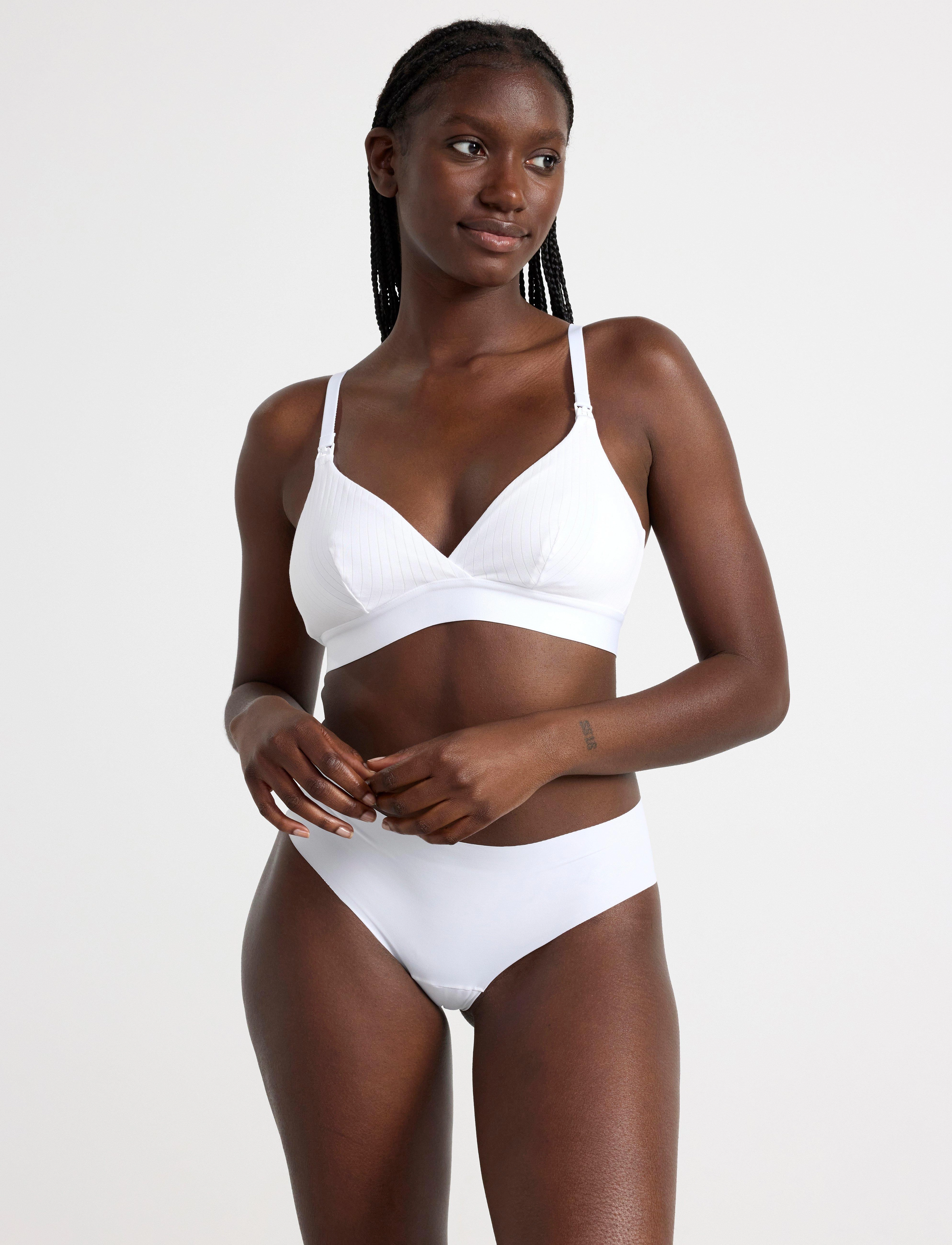 Lindex MOM Nursing bra - Rinnahoidjad - WHITE / white