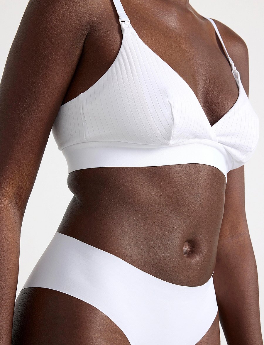 Lindex - MOM Nursing bra - pesu ja aluspesu - white - 4