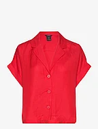 Shirt Lillie short sleeve - STRONG RED