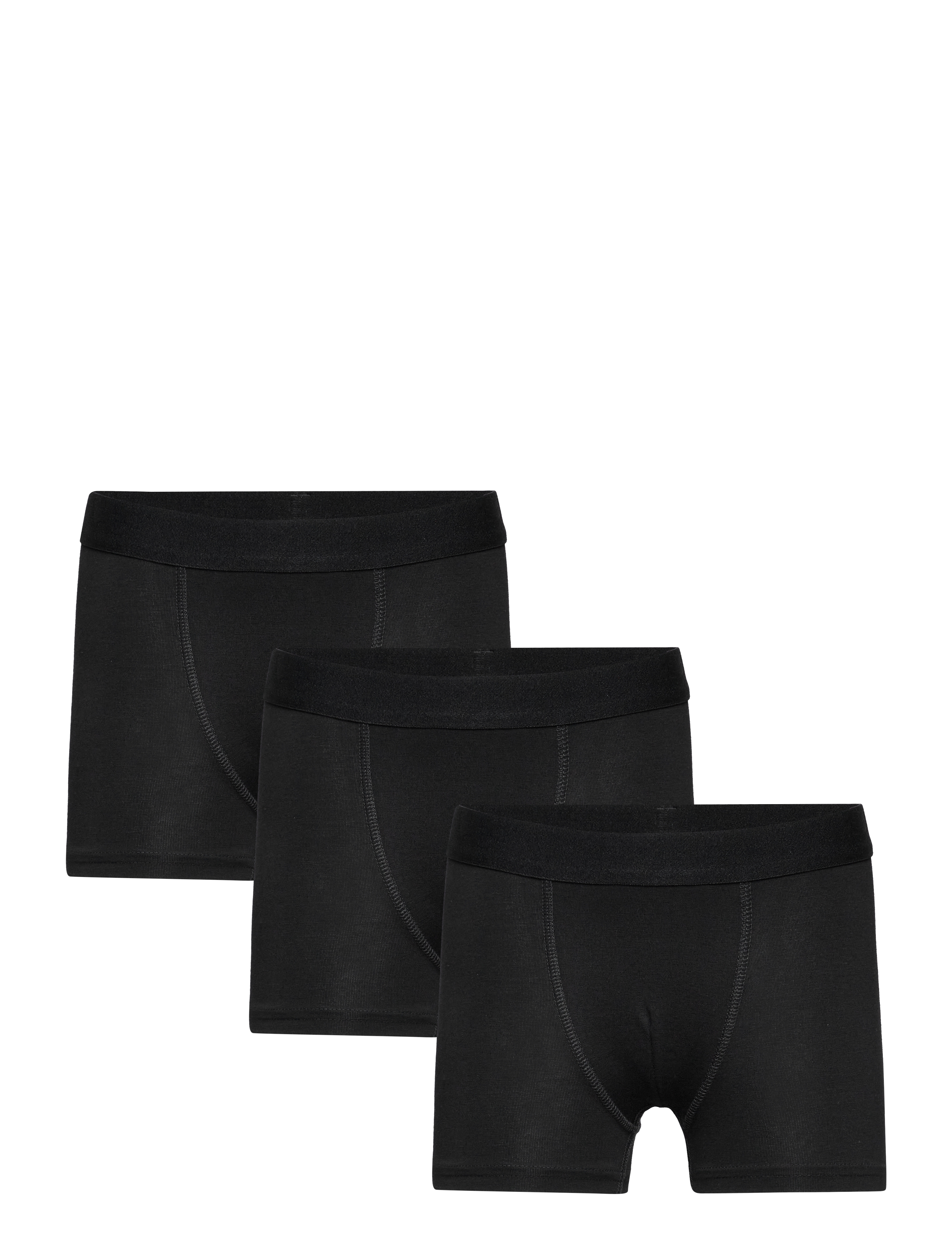 Lindex 3-Pack Boxer Shorts, Børn, 3-Pak Boxershorts, Sort, Str: 158/164