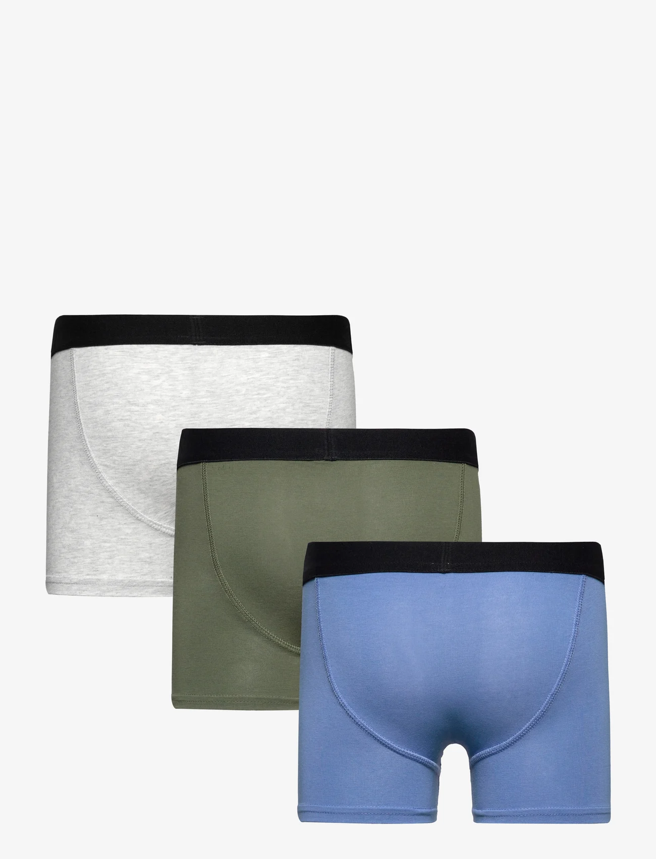 Lindex - Boxer BB NYC Solid 3 pack - underbukser - dusty blue - 1