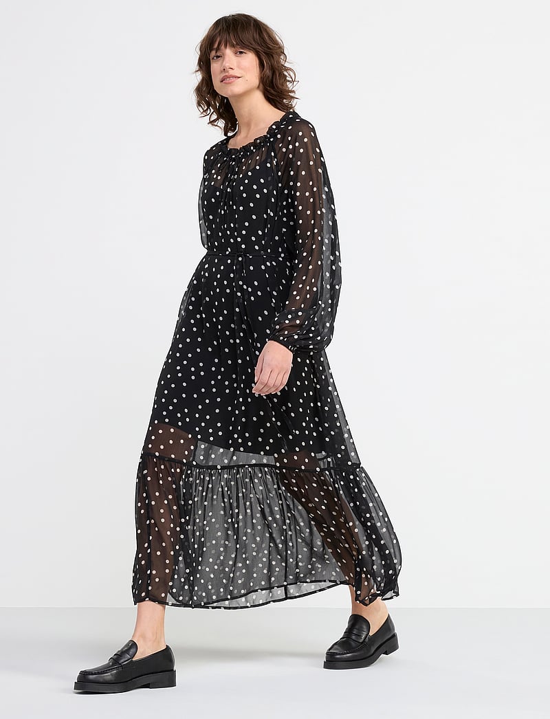 Lindex - Dress Alma - midi kjoler - black - 0