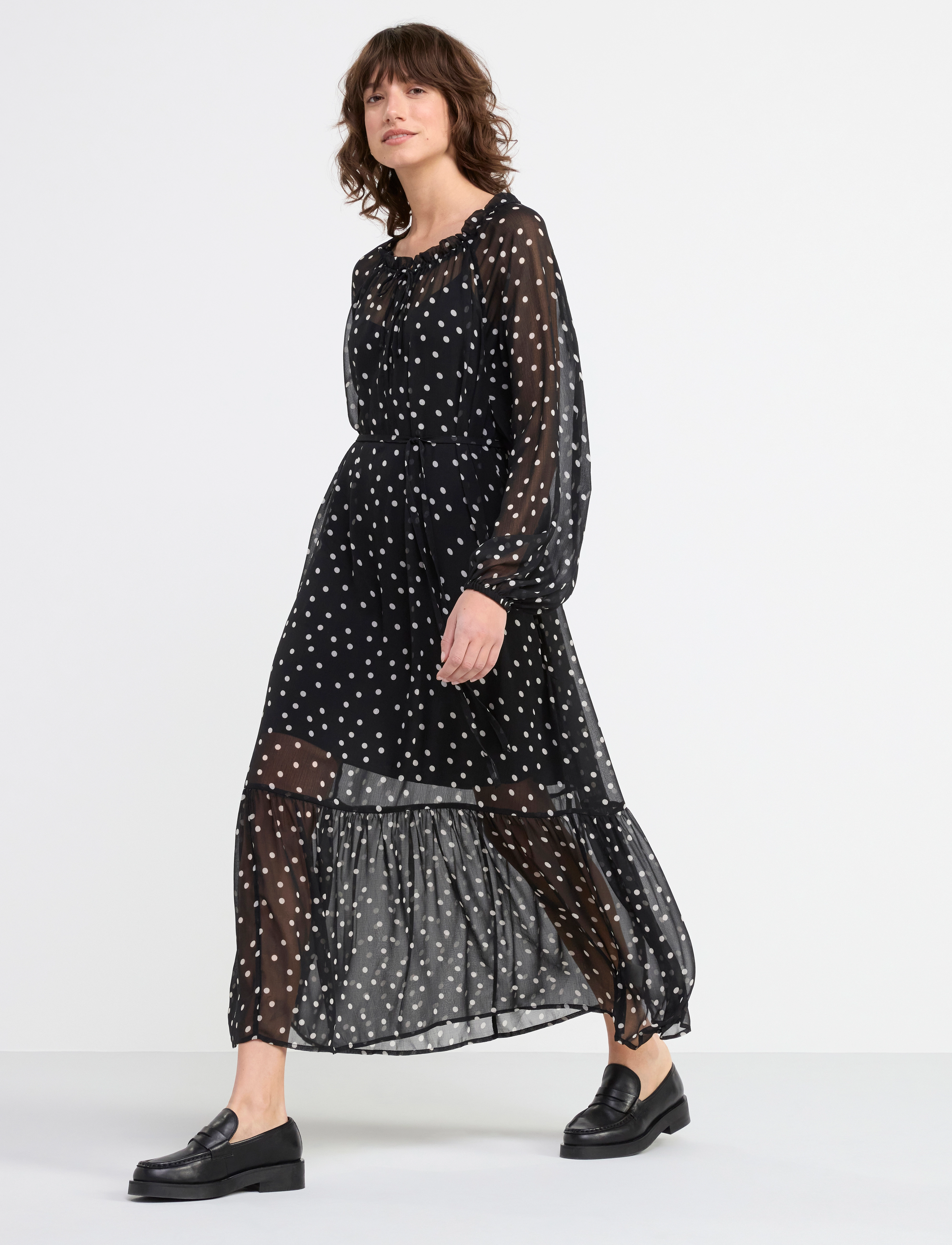 Lindex Dress Alma - Kleidid - BLACK / black