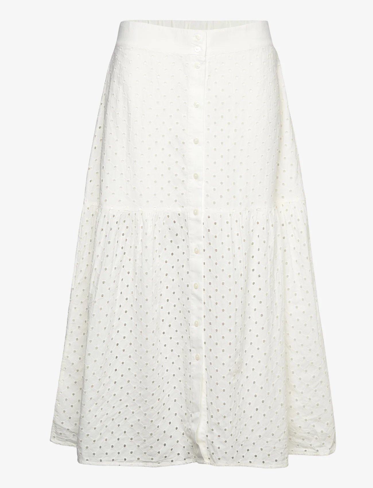 Lindex - Skirt Verona - midi kjolar - off white - 0