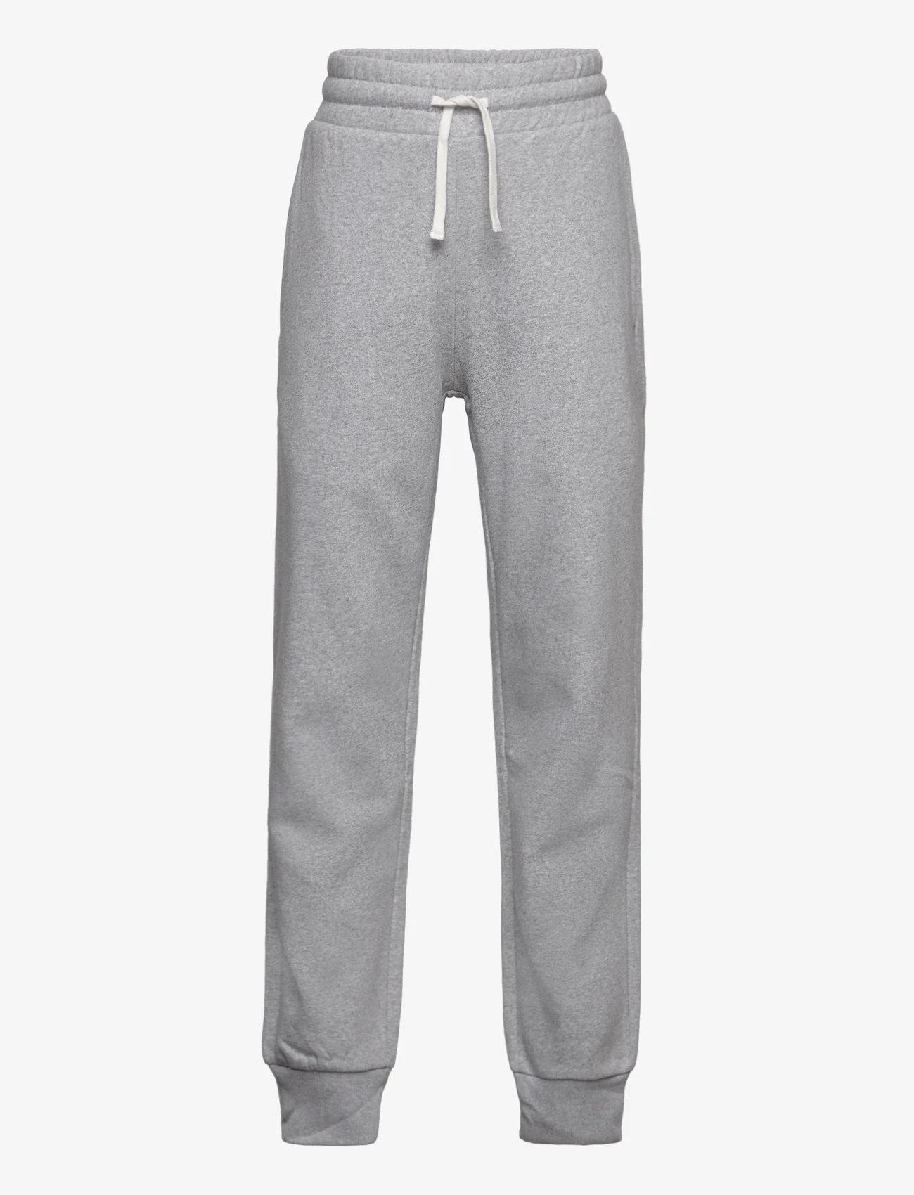 Lindex - Trousers basic - pantalons - grey melange - 1
