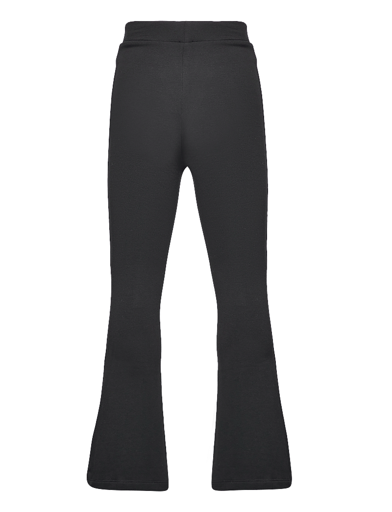 Lindex - Utsvängda leggings med borstad insida - trousers - black - 2