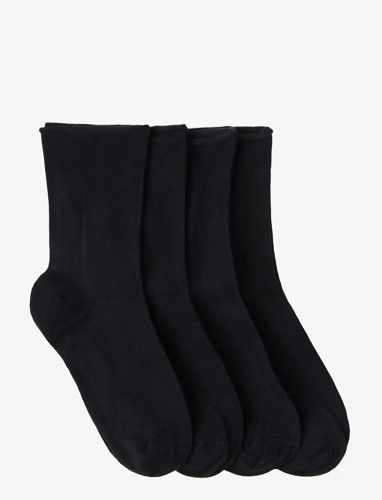 Lindex - 4-pack socks - crew-socken - black - 1