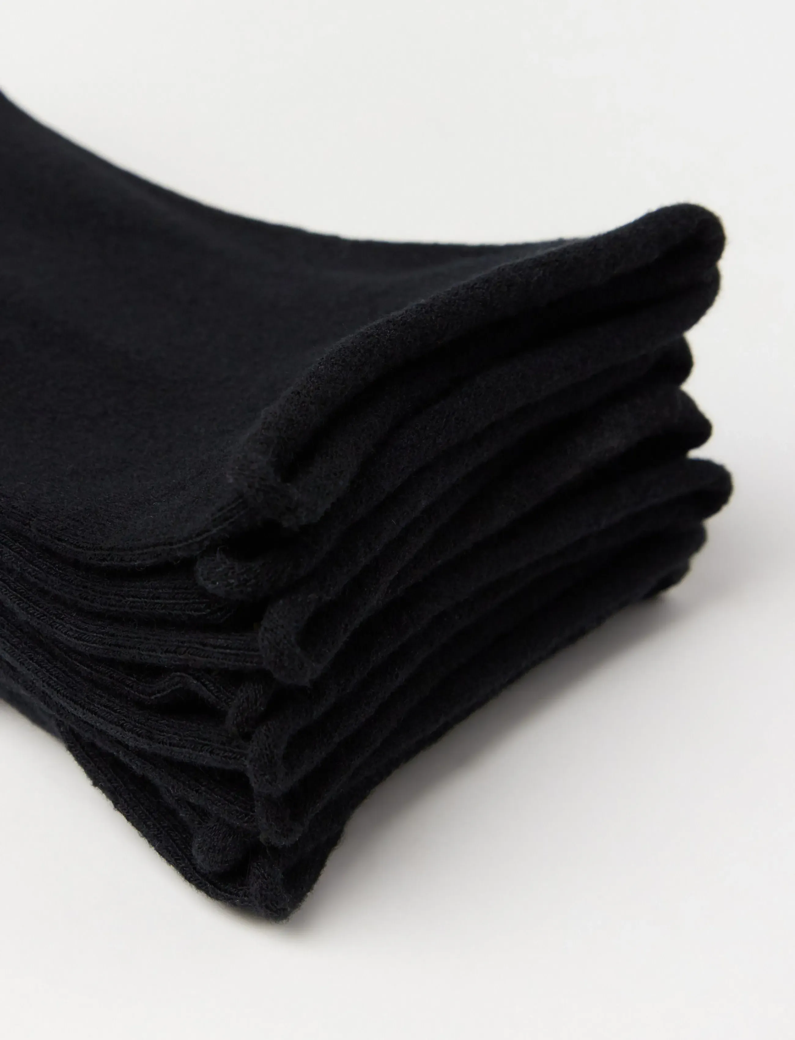 Lindex - 4-pack socks - vanlige sokker - black - 2