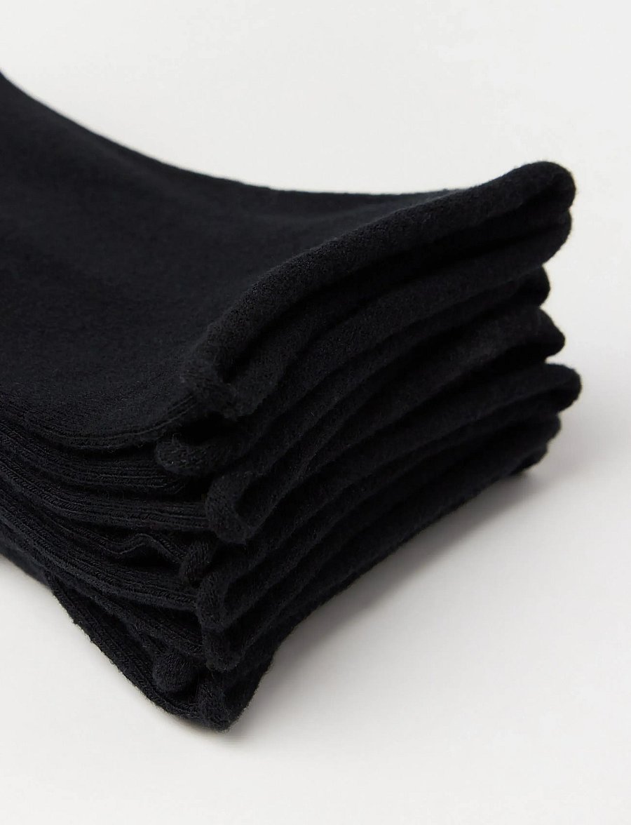 Lindex - 4-pack socks - klassikalised sokid - black - 2