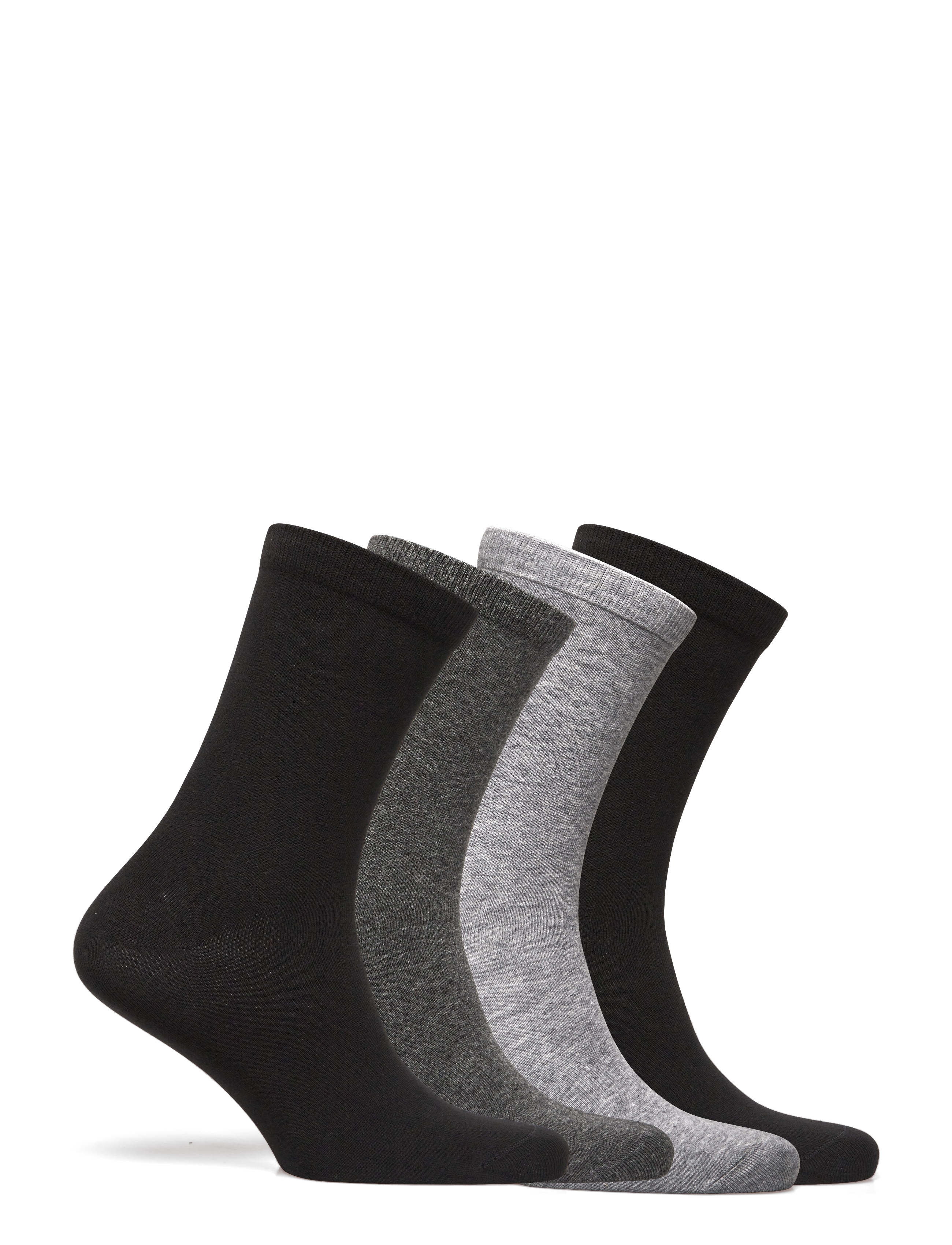 Lindex - 4-pack socks - regular socks - anthracite - 2