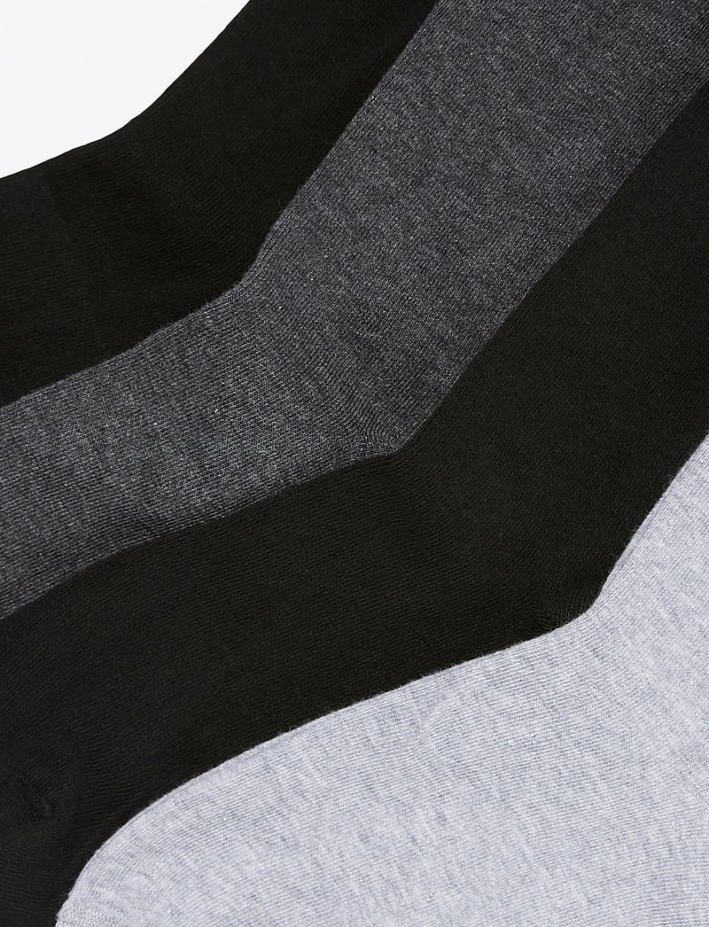 Lindex - 4-pack socks - vanliga strumpor - anthracite - 1