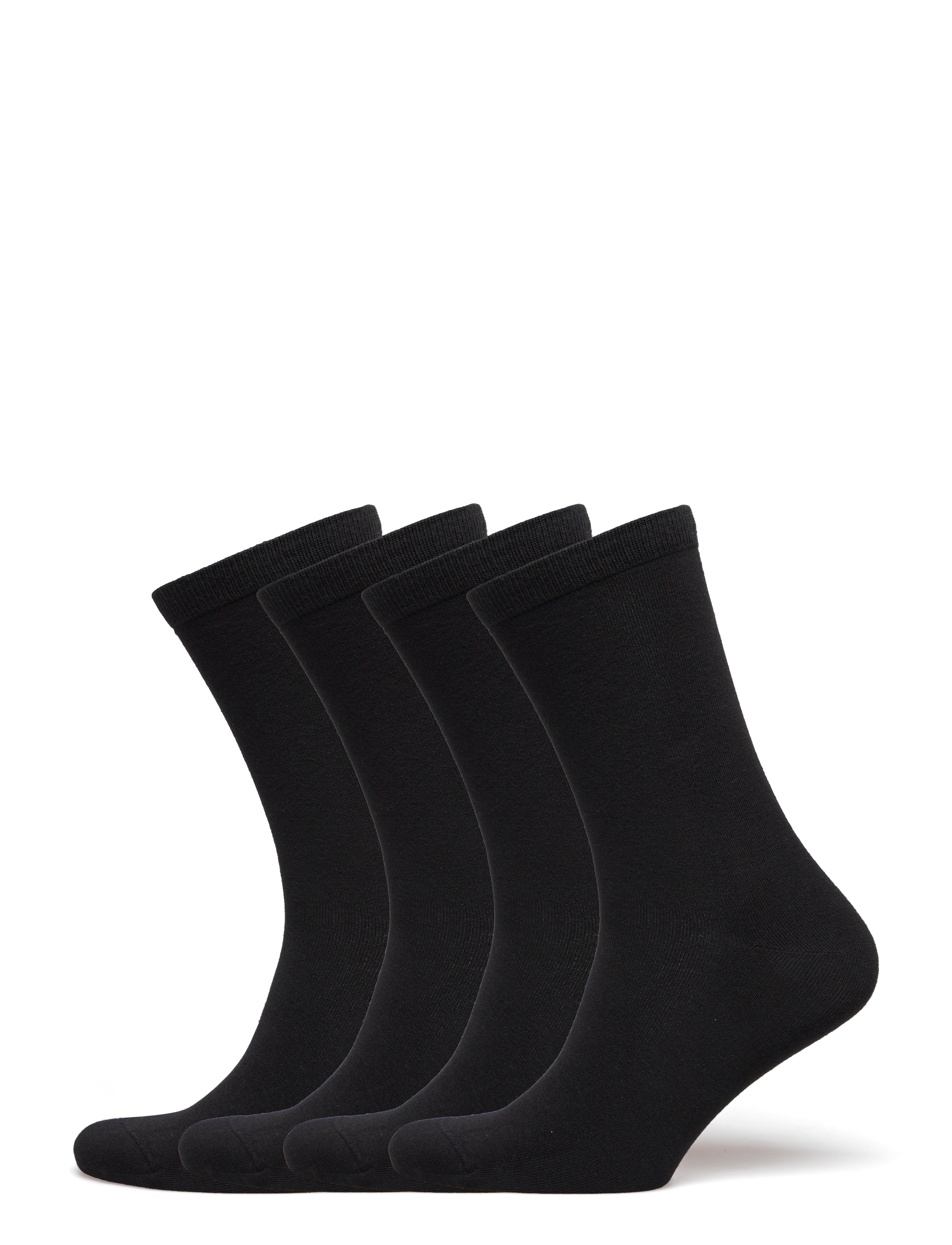 Lindex 4-Pack Socks, Kvinder, 4-Pak Sokker, Sort, Str: 36/38