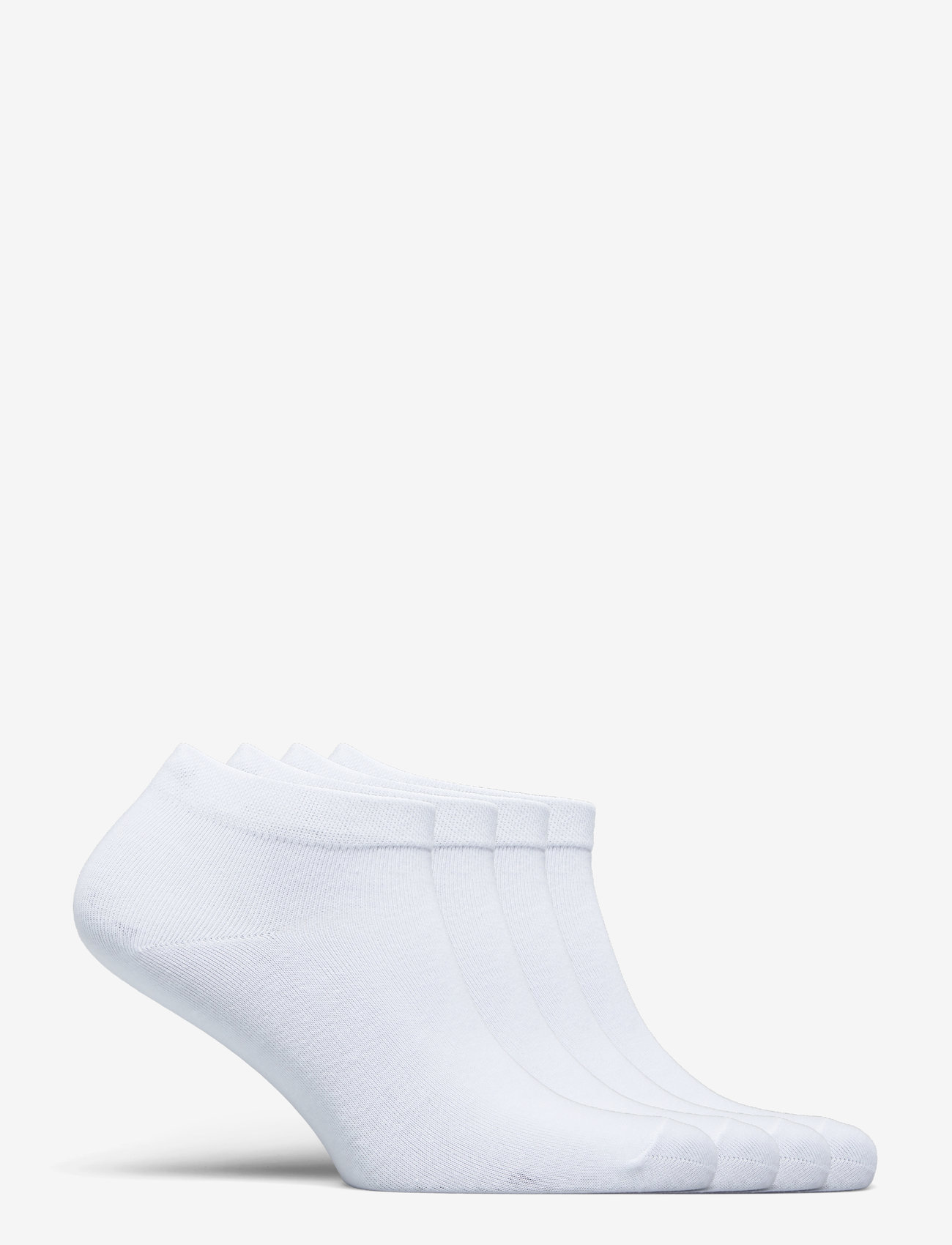 Lindex - 4-pack ankle socks - sneackersocken - white - 1