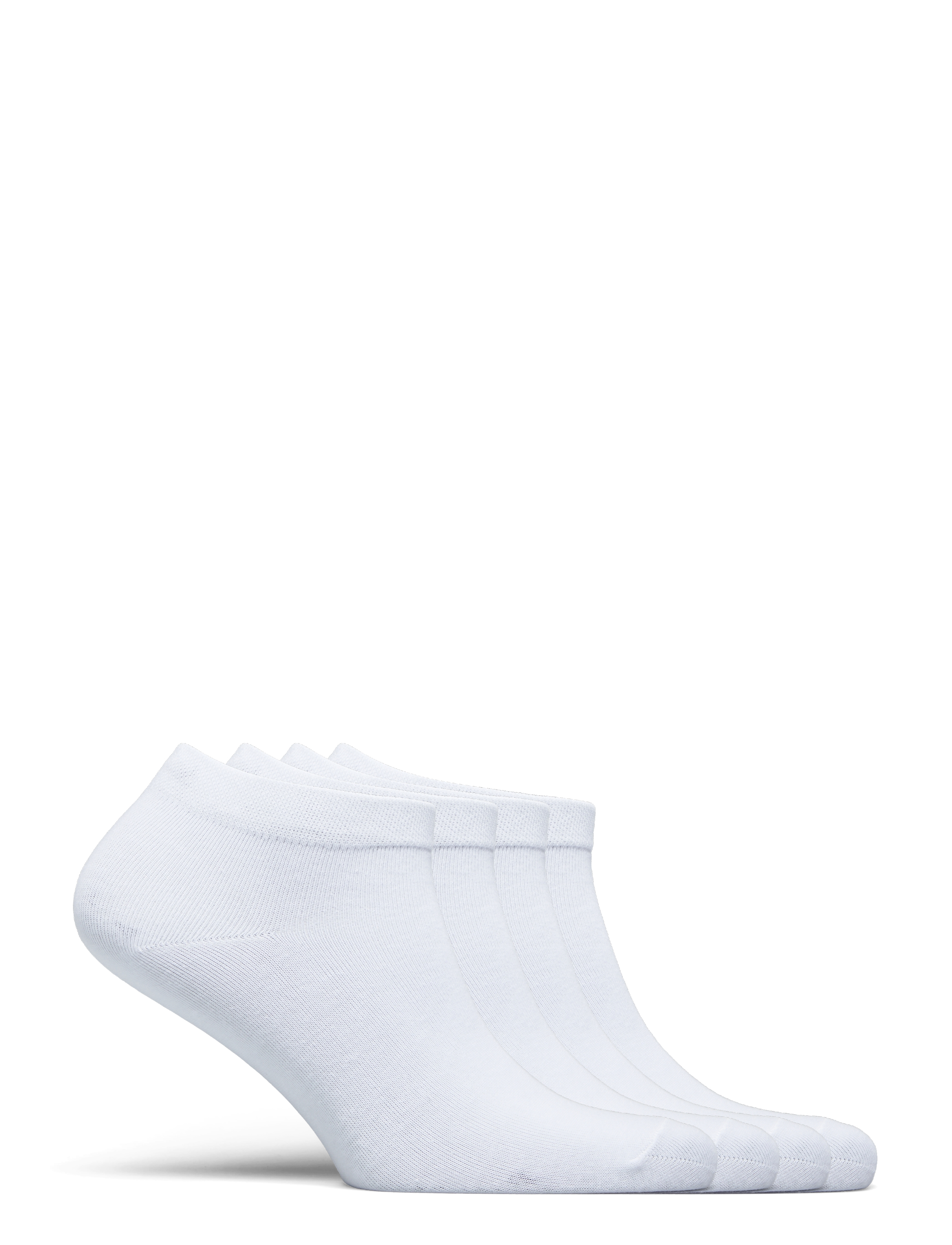 Lindex - 4-pack ankle socks - ankle socks - white - 1