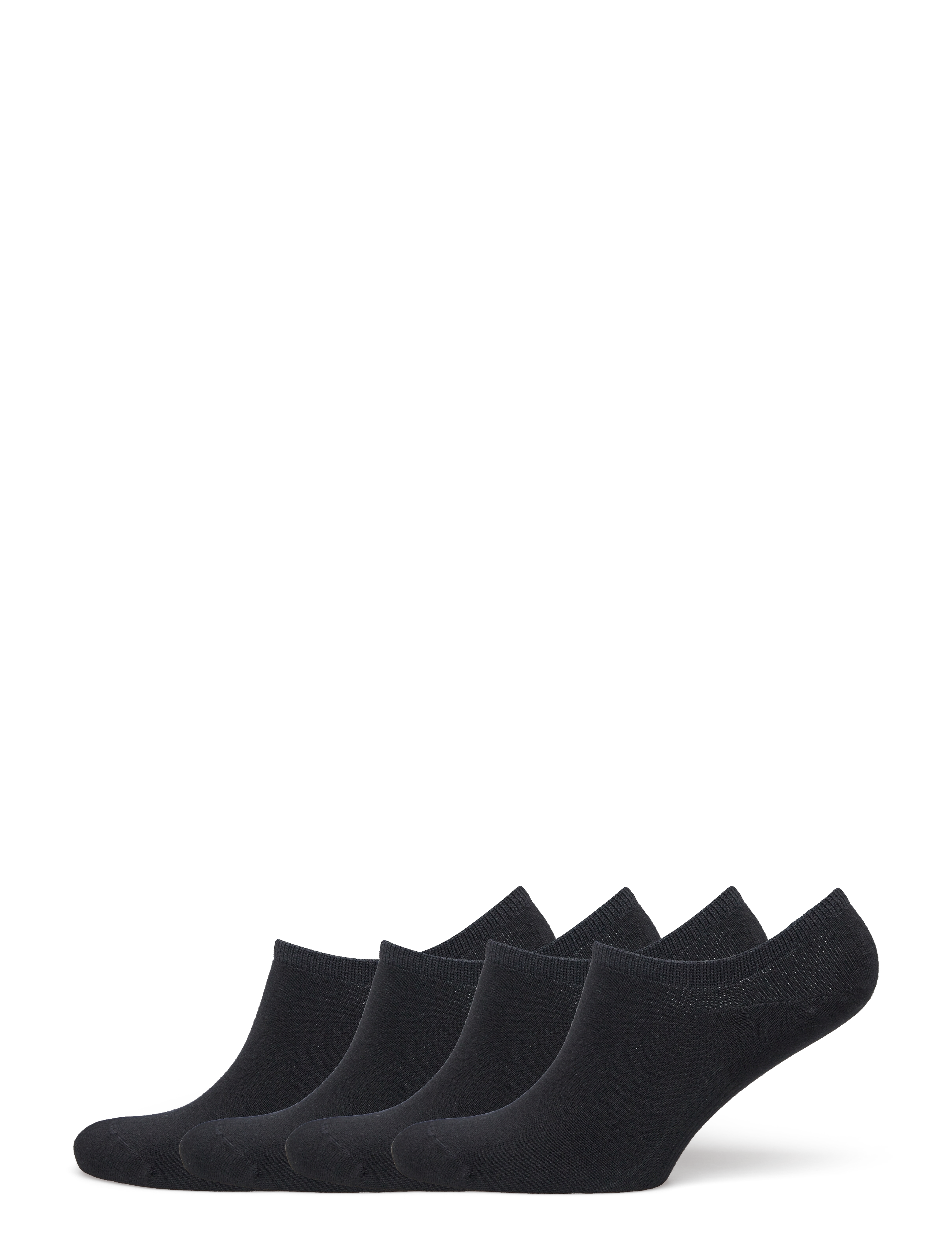 Lindex 4-Pack Low Ankle Socks, 40/42, Schwarz - Footies-ankle Frauen