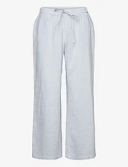Lindex - Trousers pyjama seersucker - damen - blue - 0
