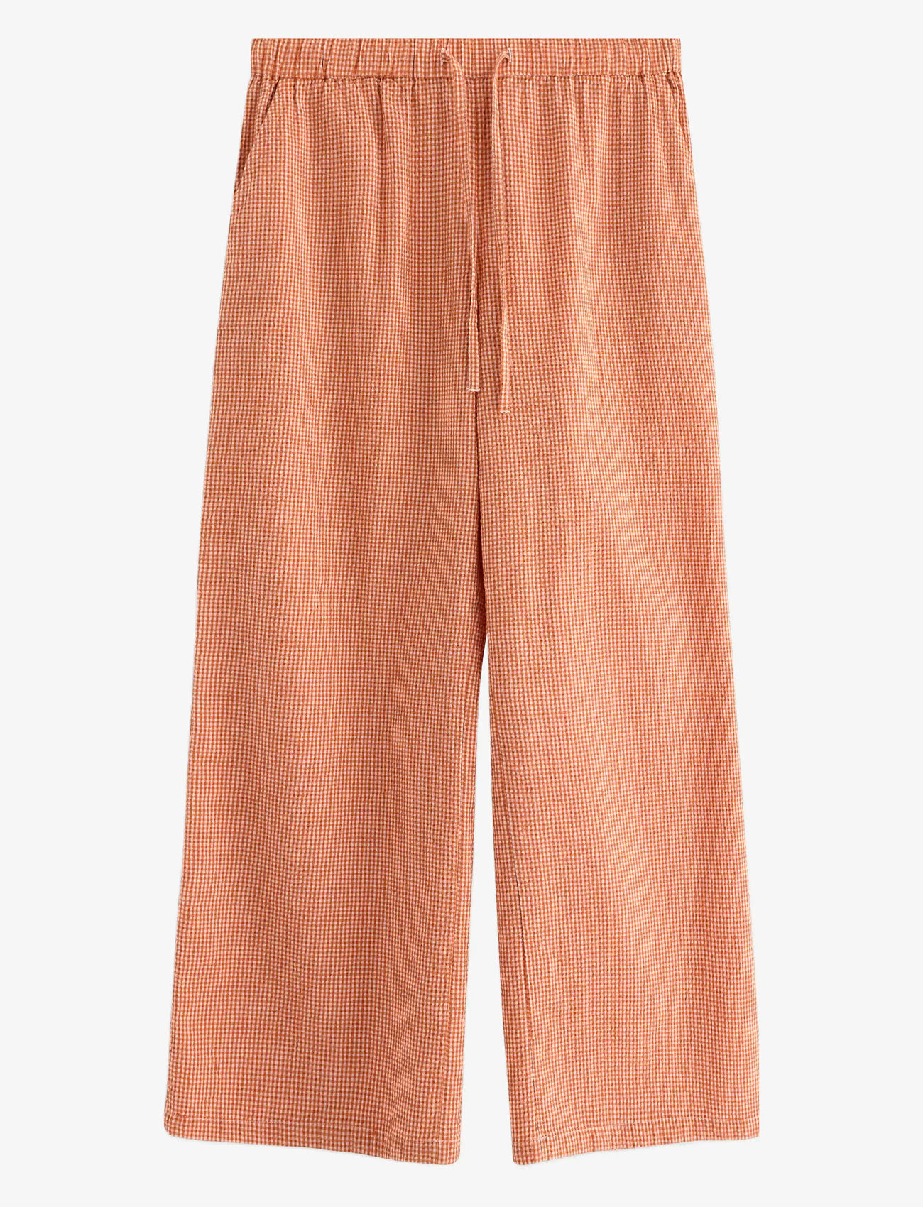 Lindex - Pyjamasbyxor i bäckebölja - laveste priser - dusty orange - 0