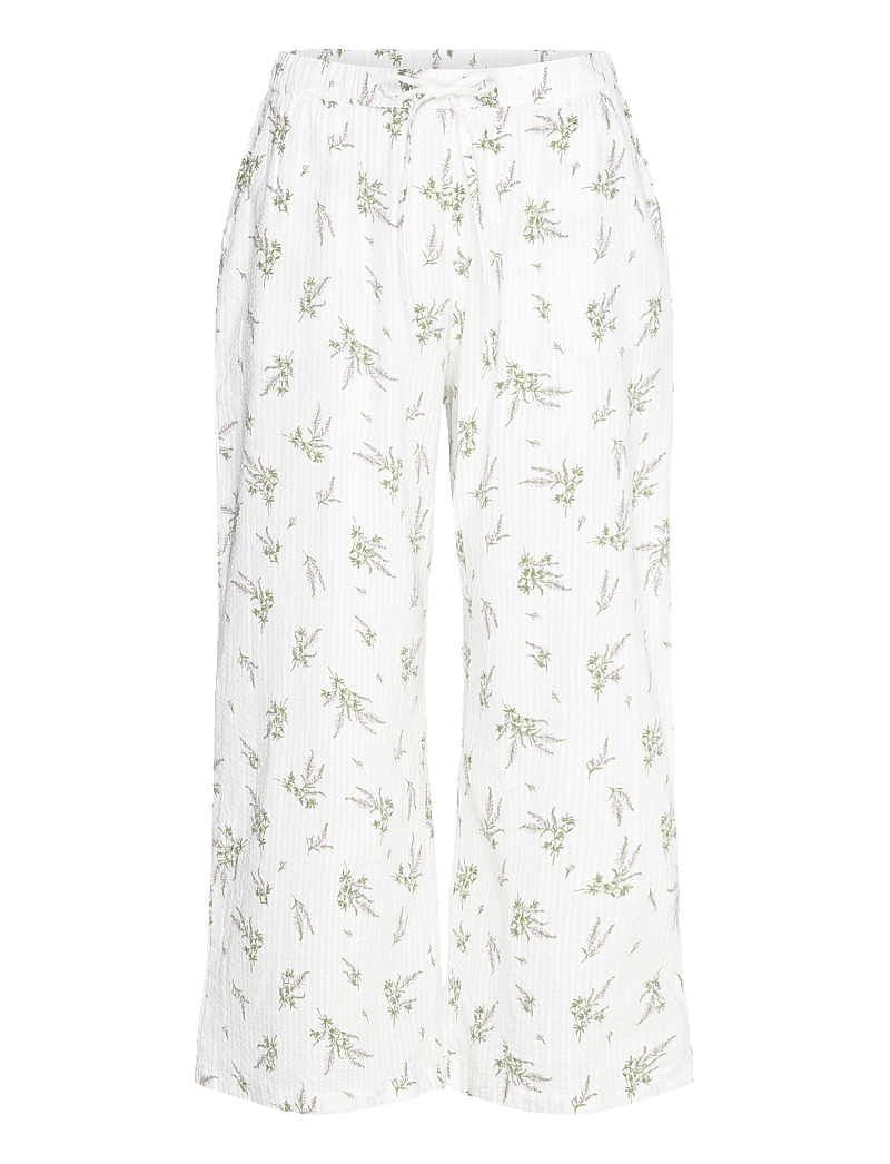 Lindex - Pyjama trousers in seersucker - pyjamasbyxor - light pink - 0