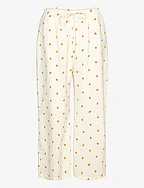 Trousers pyjama seersucker - OFF WHITE