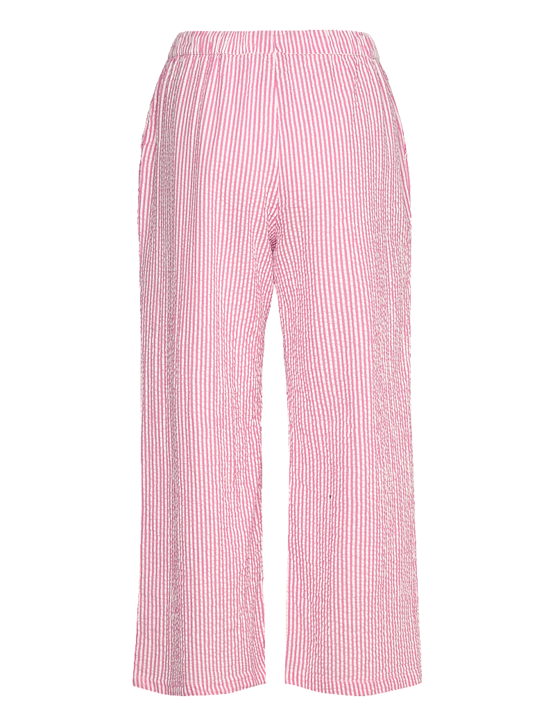 Lindex - Trousers pyjama seersucker - pyjamahose - pink - 2