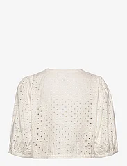 Lindex - Blouse Estrid Schiffli - long-sleeved blouses - off white - 1