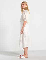 Lindex - Blouse Estrid Schiffli - long-sleeved blouses - off white - 6