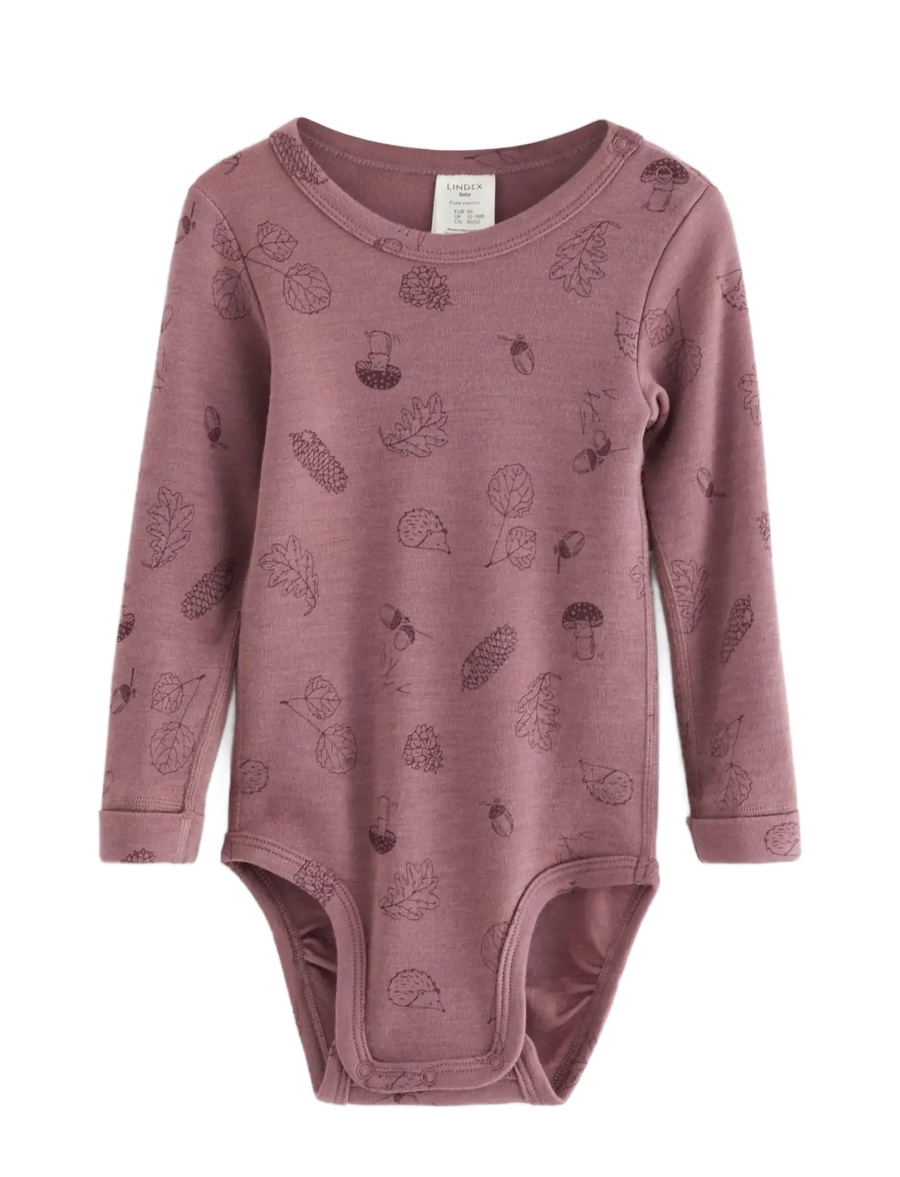 LINDEX Body In Merino Wolle Pink - 62 - Kinder