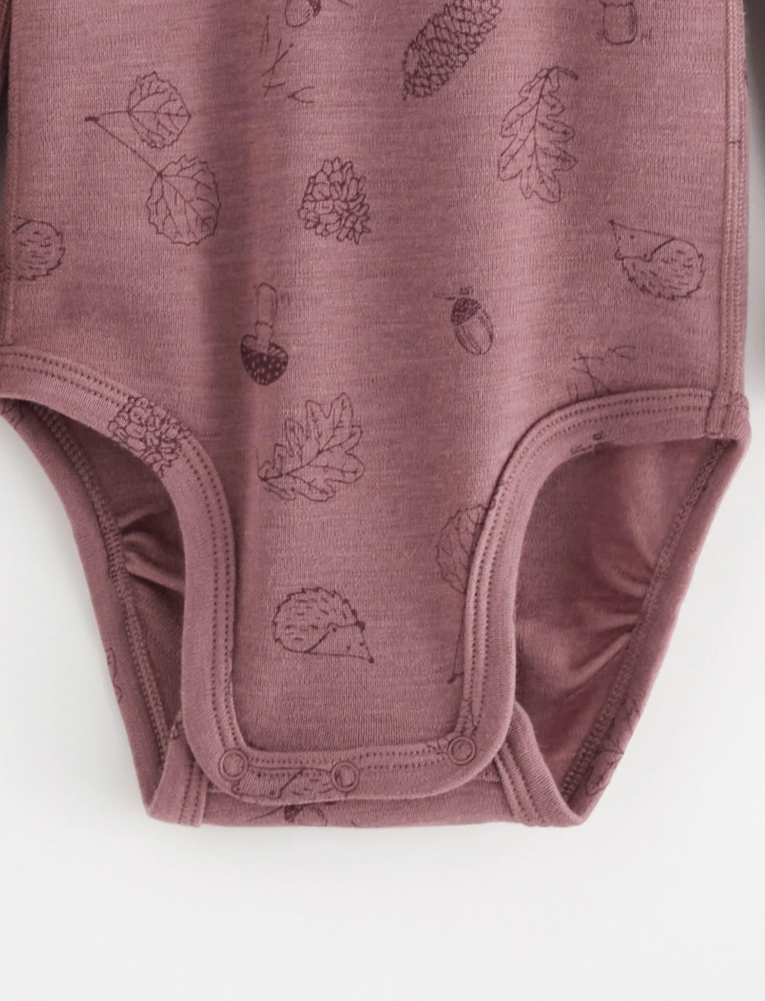 Lindex - Body in merino wool - langärmelige bodys - dusty pink - 2
