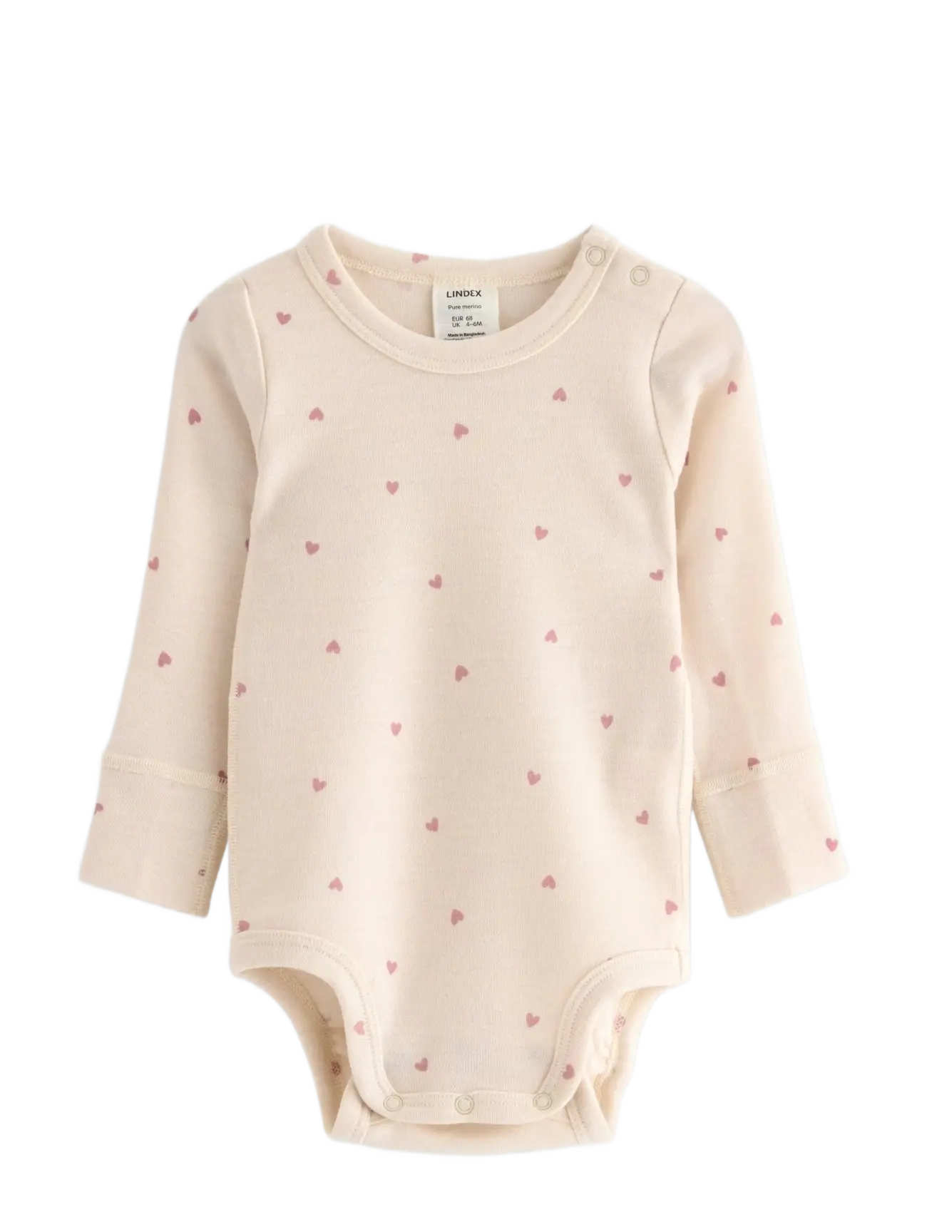 LINDEX Body In Merino Wolle Pink - 56 - Kinder