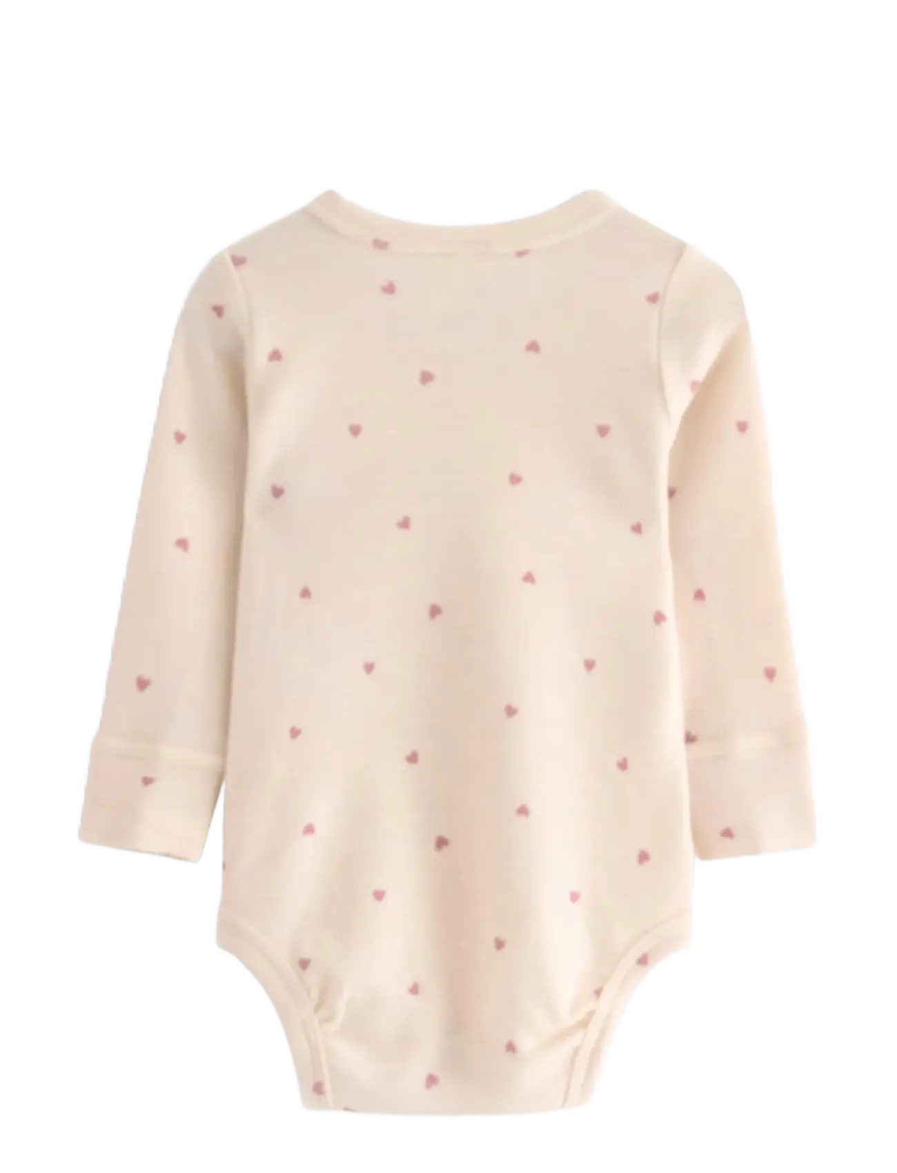 Lindex - Body in merino wool - langærmede bodyer - light beige - 1