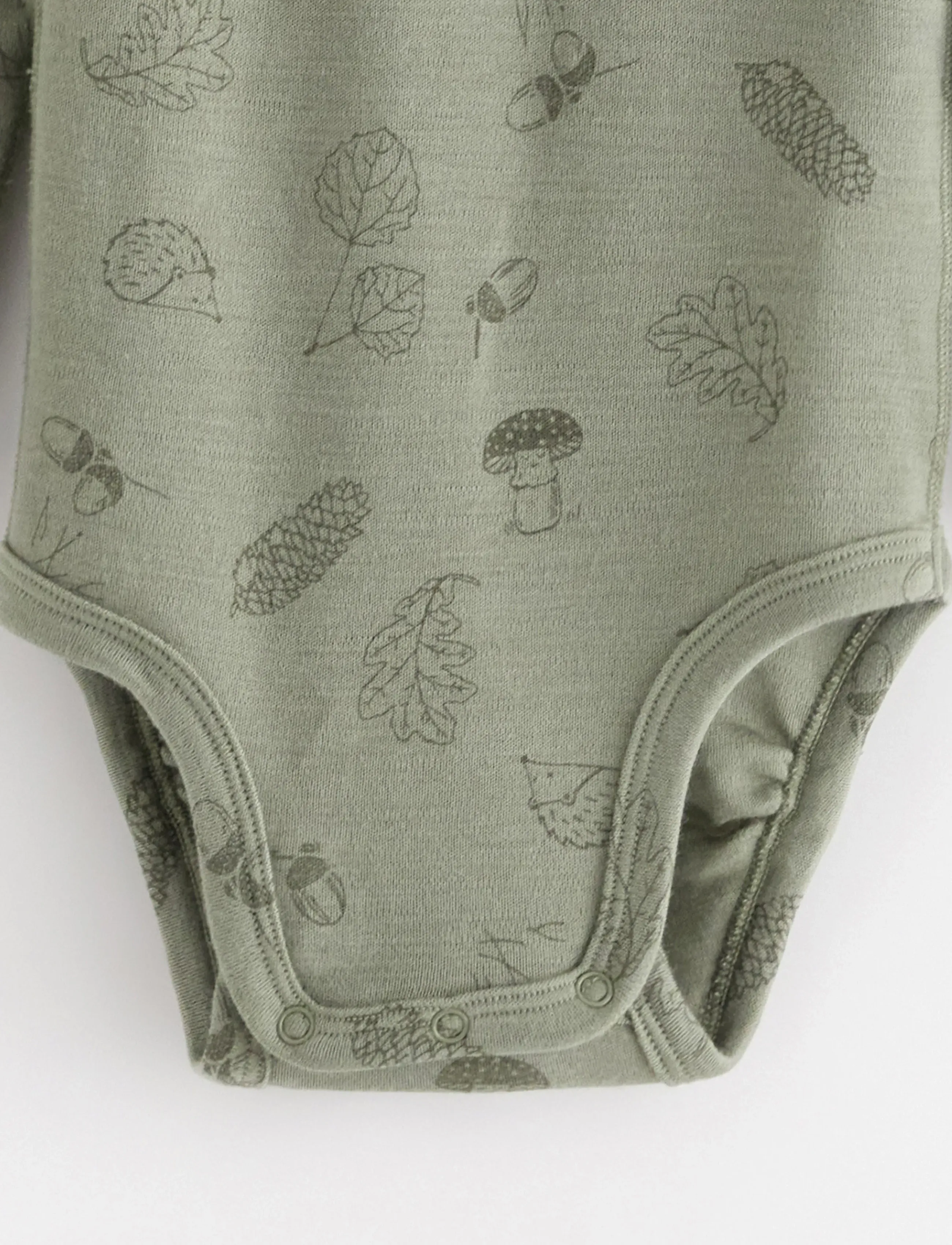 Lindex - Body in merino wool - rompers met lange mouwen - light dusty green - 2