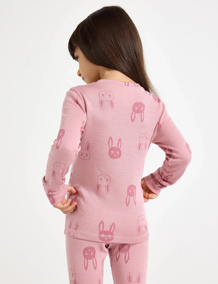 Lindex - Long sleeve top in merino wool - langärmelig - dusty pink - 3