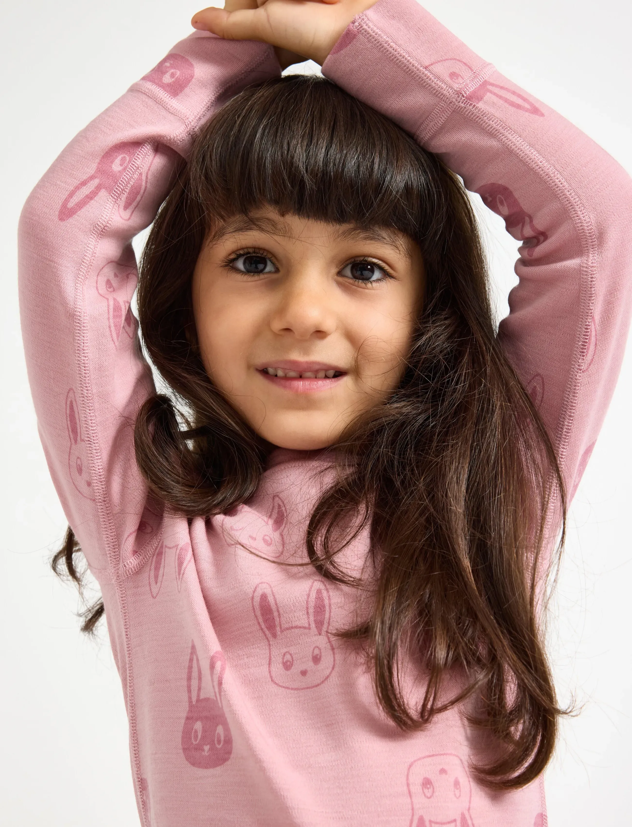 Lindex - Long sleeve top in merino wool - langärmelig - dusty pink - 4