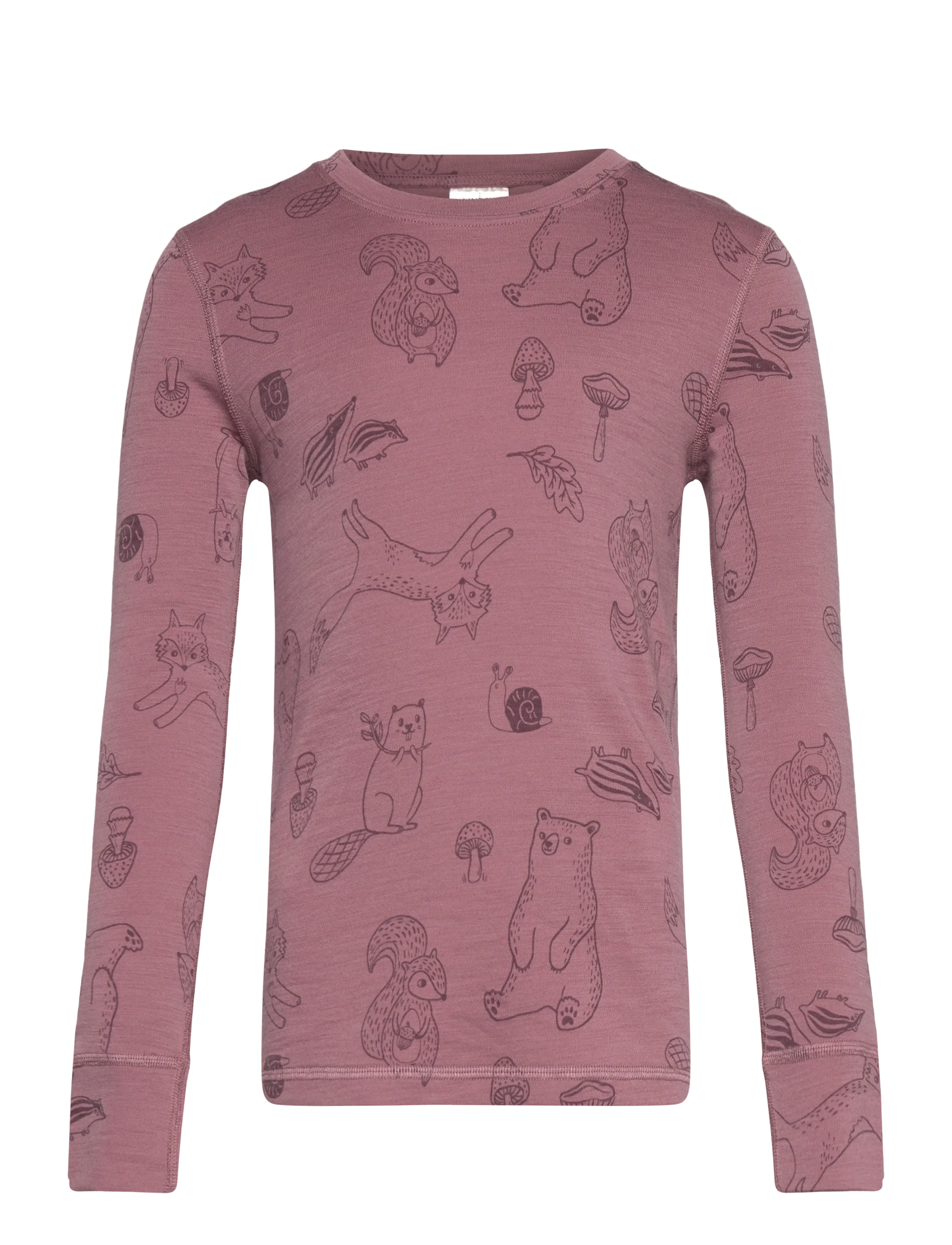 Top merino wool aop - DUSTY PINK