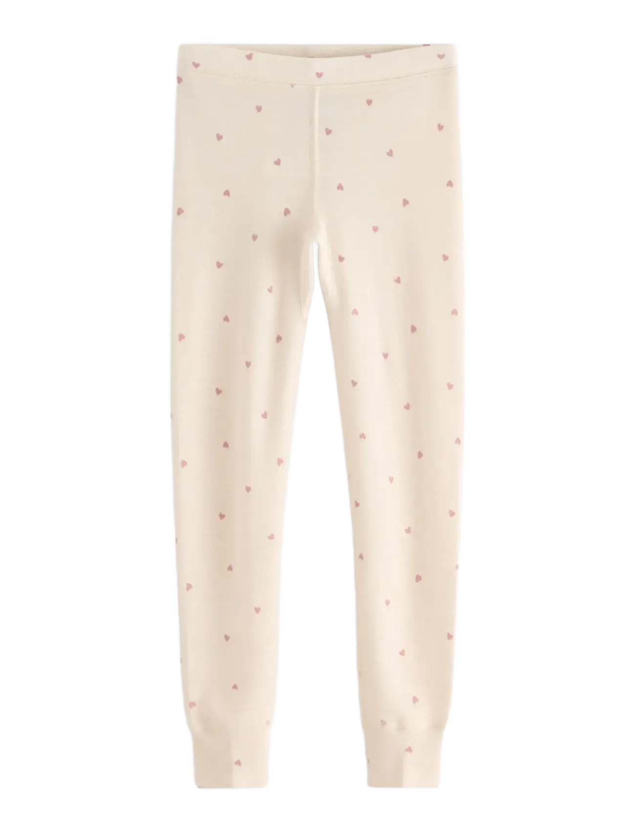 Lindex Leggings in merino wool - Aluskerrastot - LIGHT BEIGE / cream