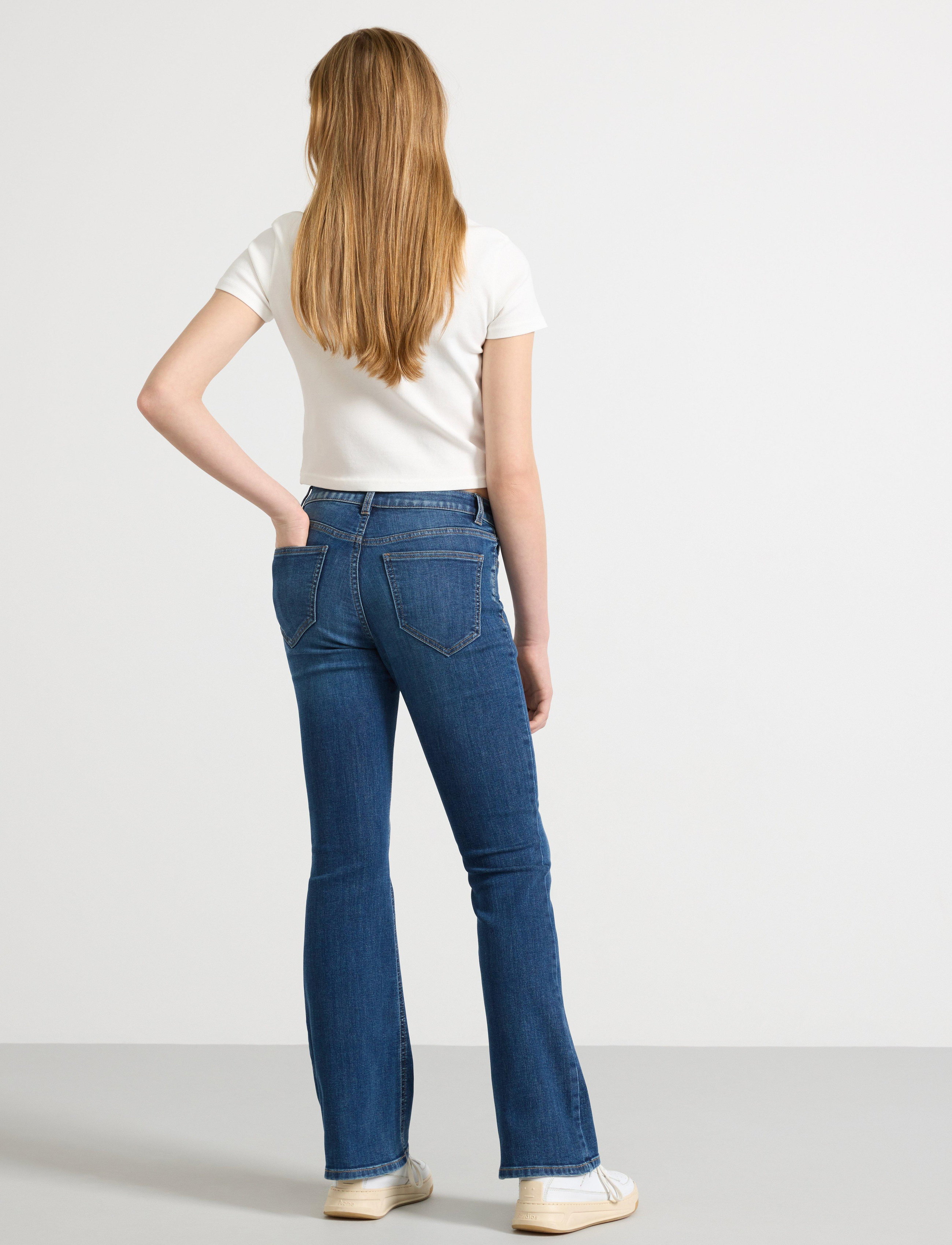 Lindex - Trousers denim Freja blue - bootcut jeans - blue - 3