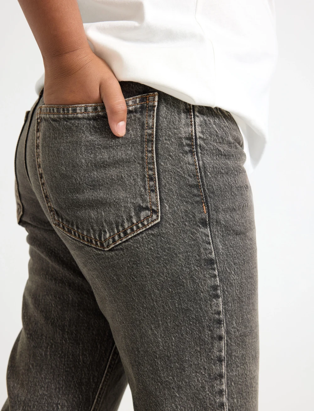 Lindex - Trousers denim Stella - regular jeans - grey - 4