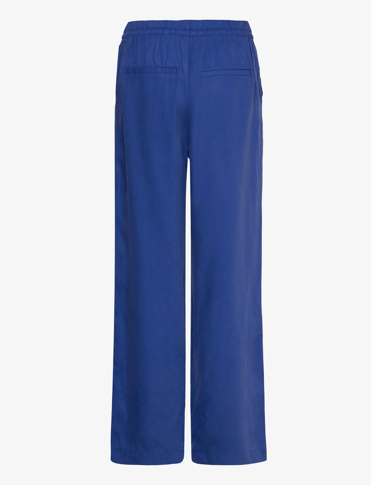 Lindex - Trouser Bella Refibra - sirge säärega püksid - blue - 1