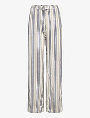 Lindex - Trousers Bella stripe - tiesaus kirpimo kelnės - off white - 0