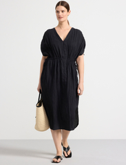 Lindex - Dress Lisa kaftan - vasarinės suknelės - black - 2