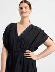 Lindex - Dress Lisa kaftan - summer dresses - black - 4