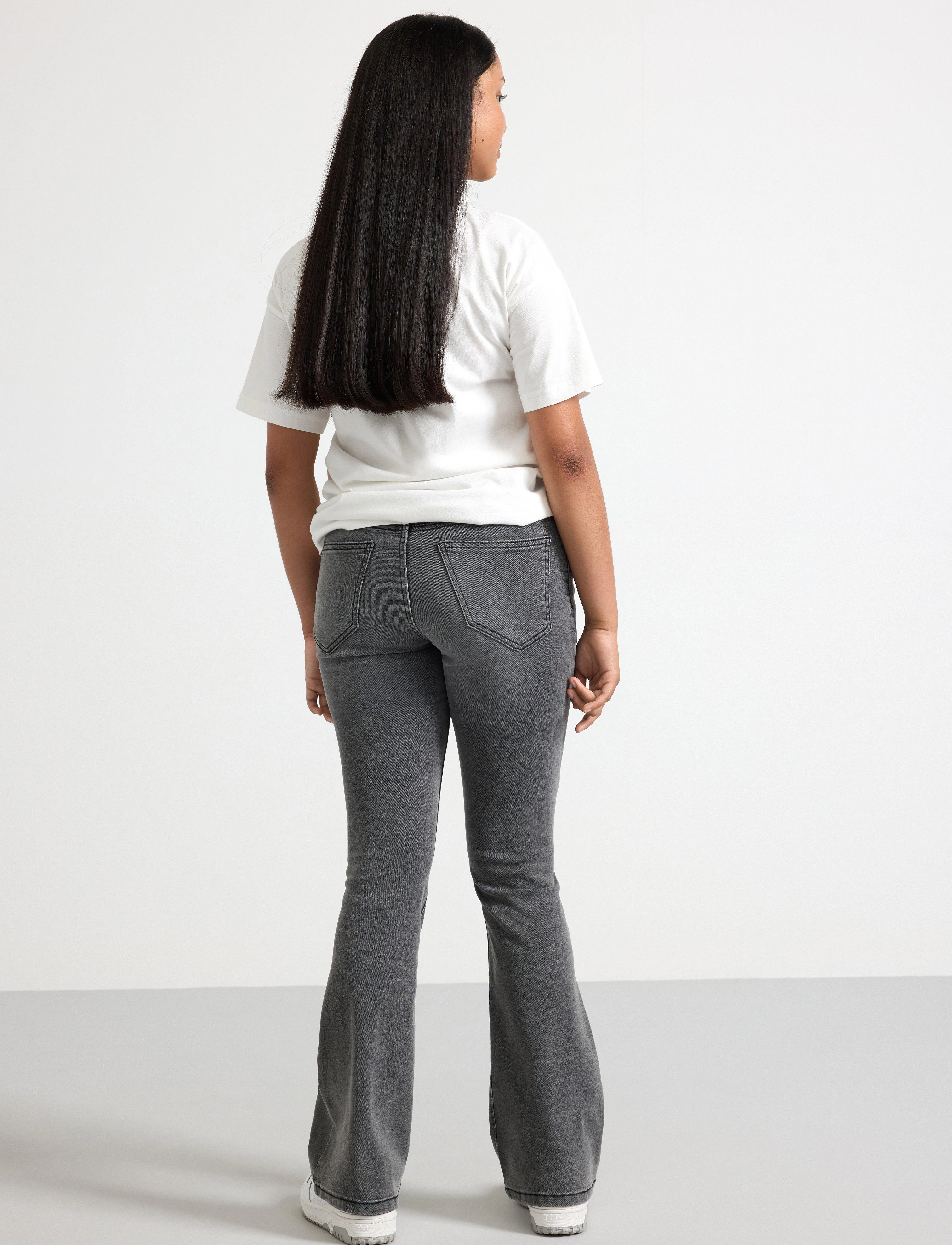 Lindex - Trousers denim Freja grey - jeans bootcut - grey - 3