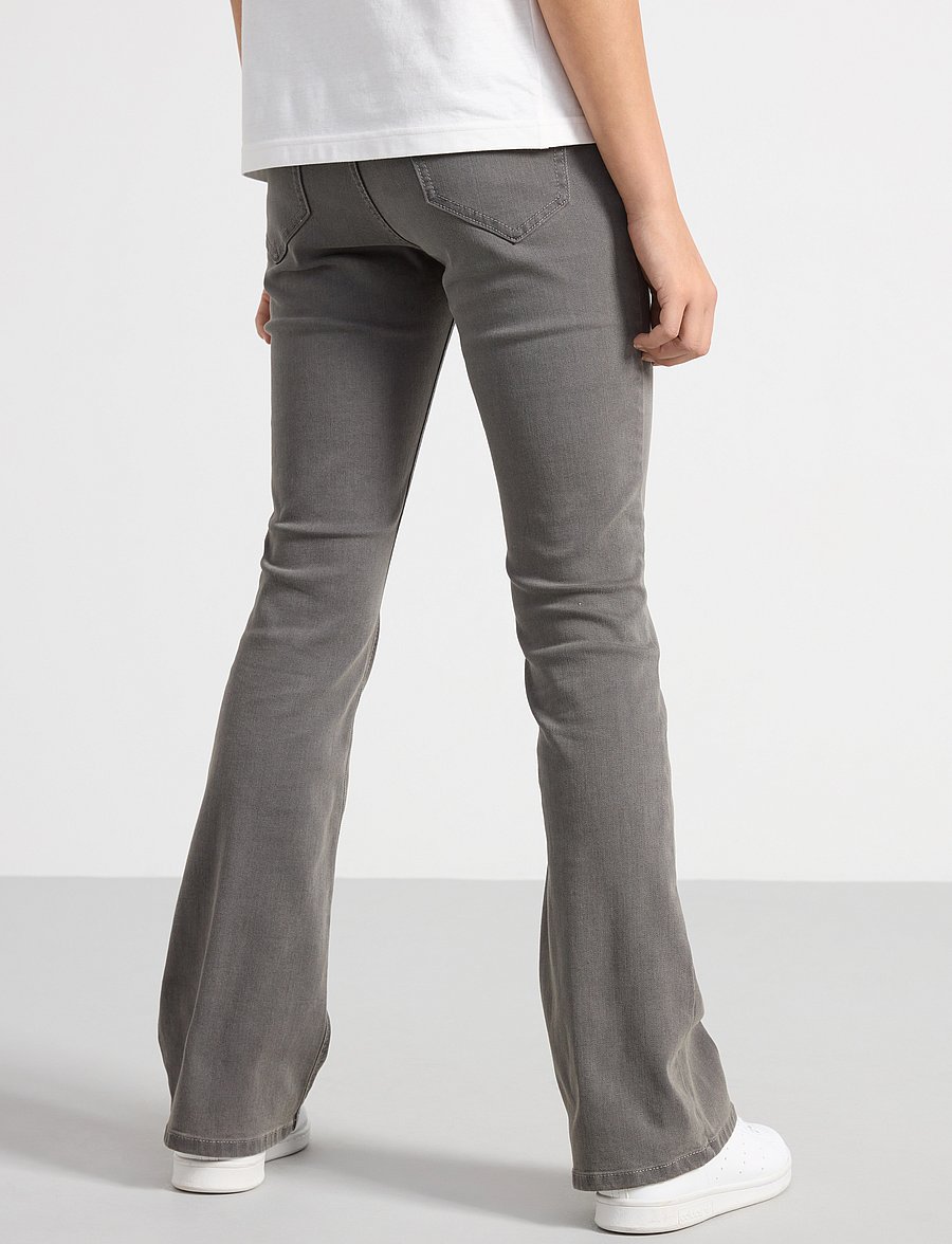Lindex - Trousers denim Freja grey - bootcut jeans - grey - 5