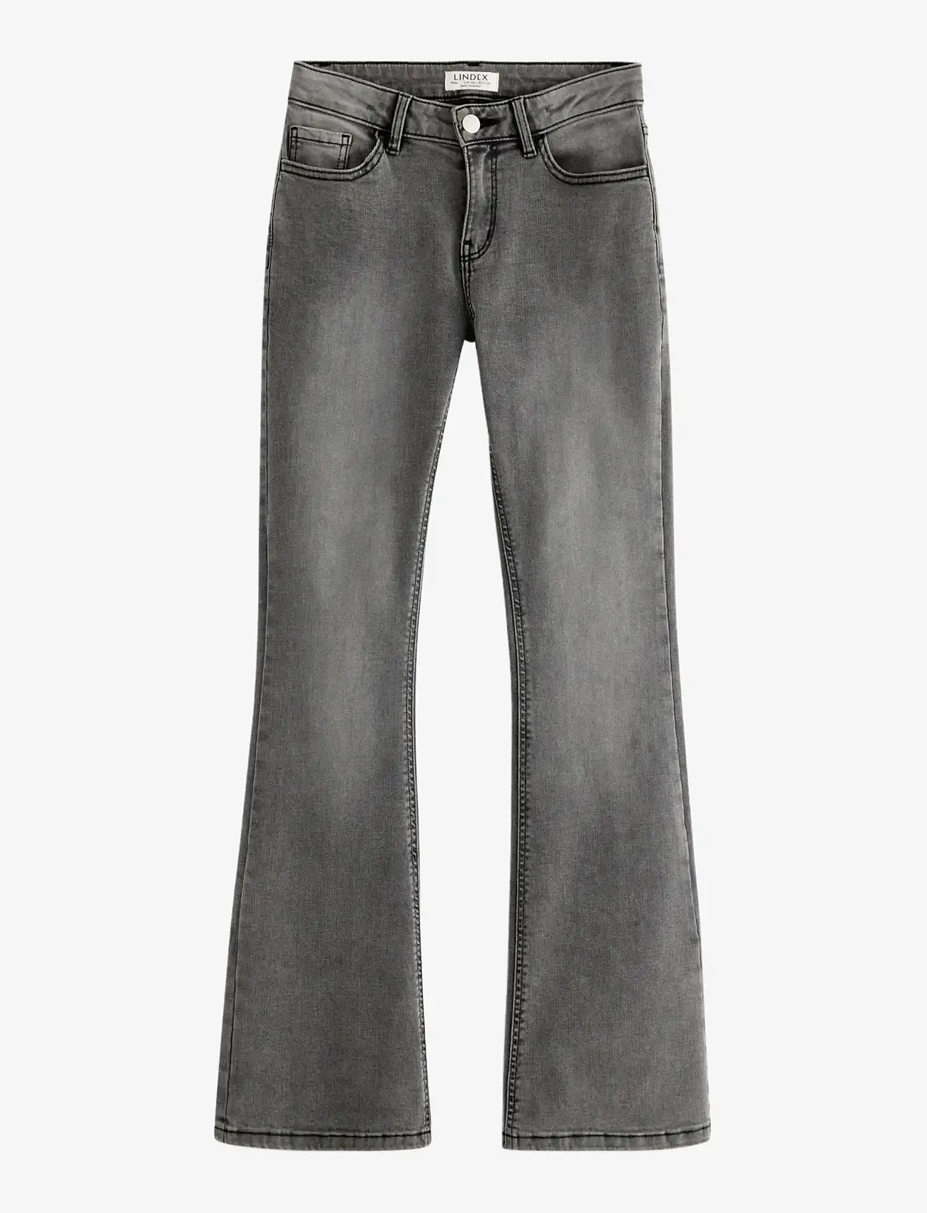 Lindex Trousers denim Freja grey - Lindex - GREY / grey