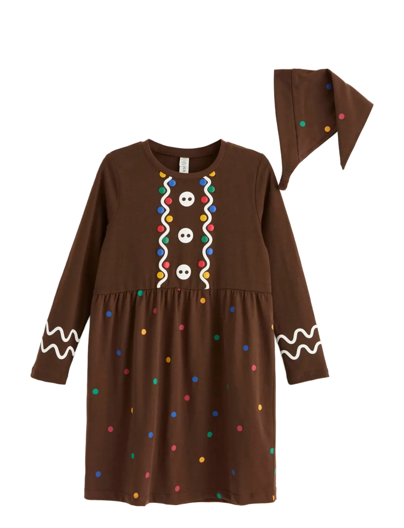 Lindex Nightdress Christmas Santa Gin - Klänningar & Kjolar - DK BROWN / brown