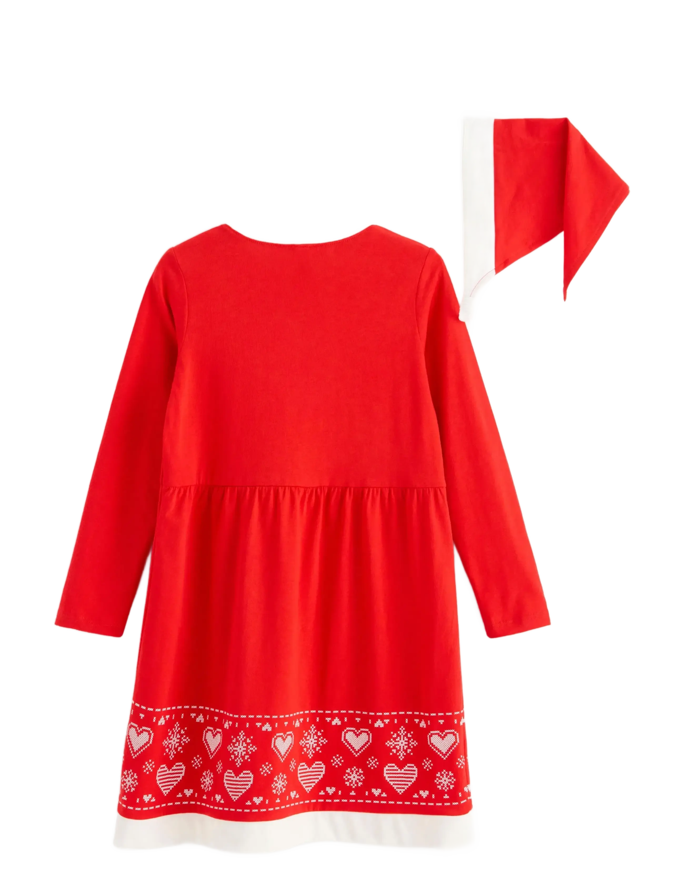 Lindex - Nightdress Christmas Santa Gin - pitkähihaiset arkimekot - red - 2