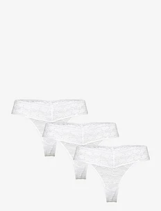 Brief Lacey Thong Low 3 pack, Lindex