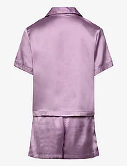 Lindex - Pajama satin set short - sett - light lilac - 1