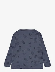 Lindex - Top baby merino wool - langærmede t-shirts - dark dusty blue - 1